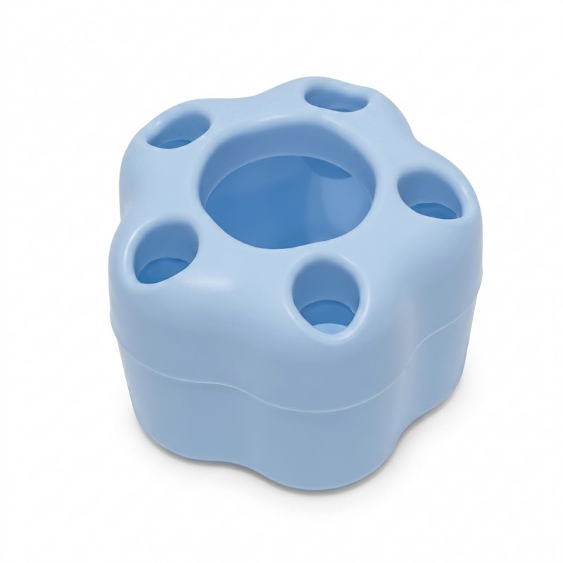 Suport periute dinti si pasta de dinti plastic organizator baie 10 cm 